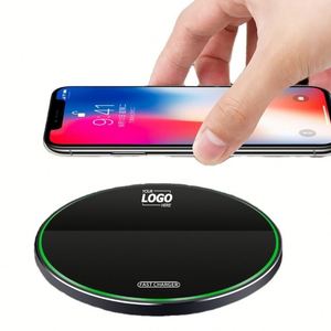 Chargeur de téléphone sans fil rapide personnalisé, 10/15W Max, chargeur de bureau - Product Image 1