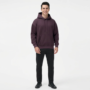 Sweat-shirts à capuche personnalisés OEM en coton épais 450 g/m² pour hommes, coupe classique, respirants, grandes tailles, hiver, FINER THREADS High - Product Image 1