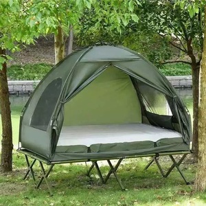 <span class=keywords><strong>Lit</strong></span> <span class=keywords><strong>de</strong></span> camping hors sol portable à une chambre avec <span class=keywords><strong>tente</strong></span> en tissu Oxford pliable <span class=keywords><strong>anti</strong></span>-moustiques <span class=keywords><strong>tente</strong></span> <span class=keywords><strong>de</strong></span> <span class=keywords><strong>lit</strong></span> surélevée robuste - Product Image 3