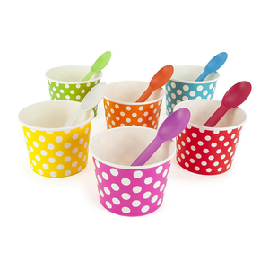 ถ้วยกระดาษทำไอศครีมแบบ Pla,ถ้วยกระดาษคราฟท์สี<span class=keywords><strong>ขาว</strong></span>ขนาด3ออนซ์5ออนซ์8ออนซ์12ออนซ์16ออนซ์ - Product Image 2