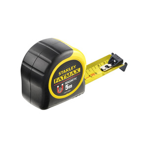 Stanley Fatmax Magnetic Tape Measure 5m With <b>Hook</b> For Precision Measuring - Product Image 1