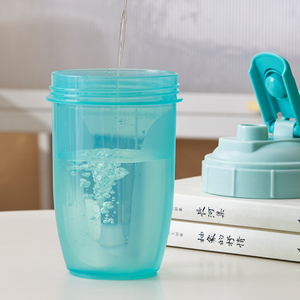 ขวดน้ำสำหรับใช้ในยิมขวดปั่นแบบพกพาความจุสูงขวดเขย่าโปรตีนฟิตเนสดีไซน์ใหม่ - Product Image 3