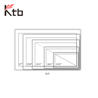 Computadora Industrial KTB de 21.5 Pulgadas, Panel PC Integrado/de Montaje en Pared con RS232, IP65 Resistente al Agua, I3 I5 J1900