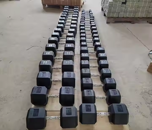 Haltères hexagonaux en gros, équipement de musculation, haltères de <span class=keywords><strong>20</strong></span> lb, accessoires de fitness, ensemble d'haltères hexagonaux avec support - Product Image 3