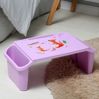 Bureau paresseux Bureau d'étude en plastique pour enfants Table à dessin pour enfants Table d'apprentissage multifonctionnelle en plastique pour jeunes enfants
