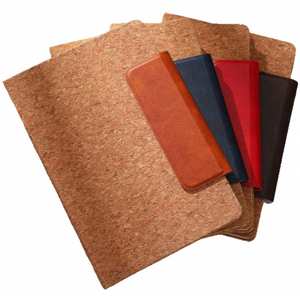 Eco Friendly Custom A5 Bamboo Cork Notebook With Gel Pen for Welcome Gifts and Clients - Product Image 1