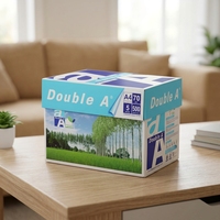 Papel Bond A4 al por Mayor para Oficina, 70gsm, 75gsm, 80gsm, Papel Bond A4 Resistente, Papel Doble A, Papel de Copia A4