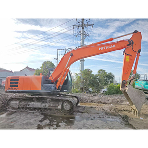 รถขุดไฮดรอลิกขนาดใหญ่ Hitachi ZX210 มือสอง 21 ตัน รุ่นดั้งเดิม ZX210LC-5G ZX210-6A เครื่องยนต์ Isuzu พร้อมอุปกรณ์เสริมฟรี - Product Image 5