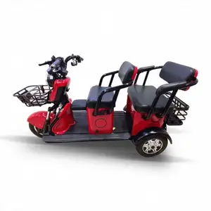 Factory Direct Supply 3.00-8 Steel Rim Three Wheel Tricycle Gearbox With Electric Motor For The Passenger Adult