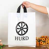 Usine de sacs en plastique Guangzhou Lefeng, sacs de magasinage en plastique personnalisés avec logo, sacs de magasinage en plastique HDPE pour vêtements