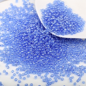 All'ingrosso 3mm di champagne foderato rotondo foro ceco di vetro Seed Beads alla rinfusa vita allentata perline per donna borsa gioielli fare - Product Image 1