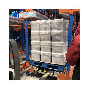 מדפי אחסון אוטומטיים בצפיפות גבוהה, מדפי רדיו-שיוט מודולריים למחסני שרשרת קירור - Product Image 3