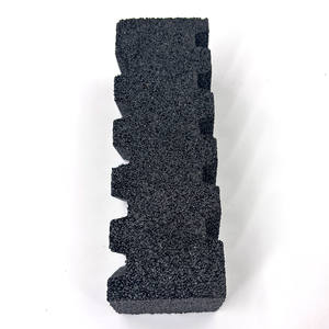 하이 퀄리티 맞춤형 실리콘 카바이드 다크 브라운 커런덤 그라인딩 스톤 모래 자갈 OEM에 대한 그루브 직사각형 그라인딩 블록 - Product Image 3