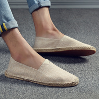 Nouvelles Espadrilles en Lin à Semelle Jute pour Hommes et Femmes – Offre Spéciale Usine