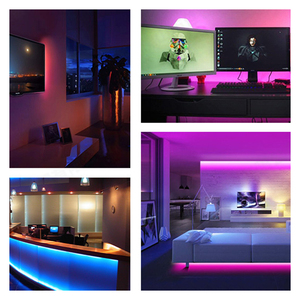 DC 12V 10M RGB SMD 5050 <span class=keywords><strong>Kit</strong></span> de tira de luces LED 24 teclas Control de aplicación inteligente personalizable decoración del hogar cobre para <span class=keywords><strong>Bluetooth</strong></span> - Product Image 3