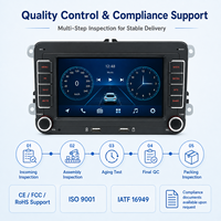 Flysonic 7 pouces 2+32 Go Navigation GPS en stock Prêt à être expédié CarPlay Android Auto Lecteur Android pour voiture pour VW Golf Jetta Polo