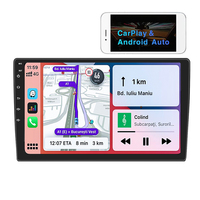 Reproductor Multimedia Universal para Automóvil Android, Unidad Principal 2 Din, Radio para Automóvil Android, Audio para Automóvil con Bluetooth, Carplay Inalámbrico, Android Auto