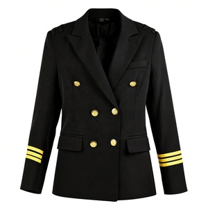 Camisa de Poliéster de Manga Larga Blanca ULTAC Stock para Mujer, Uniforme de Piloto de Vuelo, Traje de Azafata de Aerolínea - Product Image 3