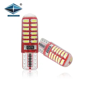 Silica Gel LED Bulb Không Thấm Nước Canbus <span class=keywords><strong>T10</strong></span> Led 10 Wát LED Bulb 194 W5W 168 3014 24smd Bóng Đèn Led <span class=keywords><strong>T10</strong></span> Hệ Thống Chiếu Sáng Tự Động - Product Image 1