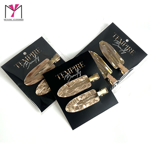 ชุดกิ๊บหนีบผมสำหรับร้านเสริมสวยกิ๊บหนีบผมจระเข้กิ๊บติดผมสีทองแบบไม่2026 - Product Image 1