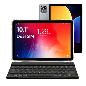 ซิมคู่ หน้าจอ IPS 10.1 นิ้ว 8+256GB โปรเซสเซอร์ควอดคอร์ หน้าจอสัมผัส Wi-Fi 5G ระบบแอนดรอยด์เพื่อความบันเทิง Wi-Fi ใหม่ USB Type-C คีย์บอร์ด ปากกา - Product Image 1