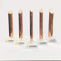 BTTZ 450/750 Fábrica al por mayor Cables con aislamiento mineral Alambre de núcleo de vaina de cobre Conductor de cobre Aislamiento de óxido de magnesio
