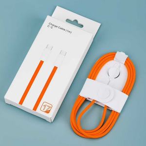 Cable <span class=keywords><strong>USB</strong></span> <span class=keywords><strong>C</strong></span> a <span class=keywords><strong>C</strong></span> <span class=keywords><strong>Tipo</strong></span> <span class=keywords><strong>C</strong></span> de 3.3 Pies, Color Naranja, 60W, para <span class=keywords><strong>iPhone</strong></span> 17, 16, 15, <span class=keywords><strong>14</strong></span> Pro Max, 17 Air, Cable <span class=keywords><strong>Tipo</strong></span> <span class=keywords><strong>C</strong></span> - Product Image 1