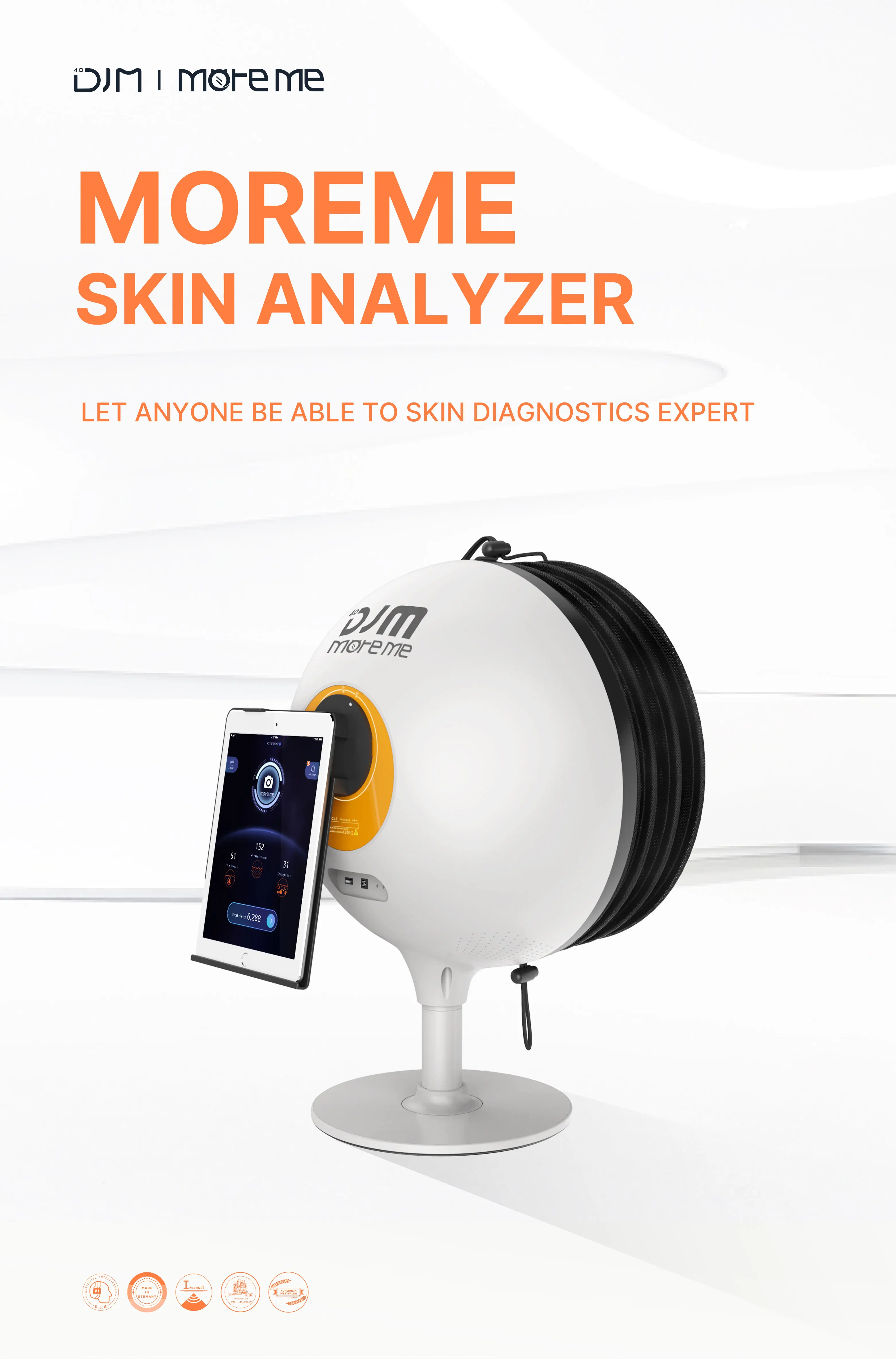 DJM 2022 Best Selling 3D Skin Analyzer Face Analysis Machine Skin Analysis