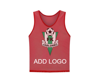 6 pièces de maillots d'entraînement en maille polyester, produit idéal pour l'équipement d'entraînement de football, sac personnalisé avec logo et numéro disponibles - Product Image 1