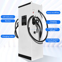 Nuevo Pedestal de Carga Rápida Directo de Fábrica, Estación de Carga para Vehículos Eléctricos de 120 kW CC con Control Inteligente para Operadores de Flotas y Estacionamientos