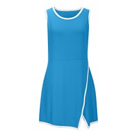 Vestido Deportivo Ajustado de Dos Piezas con Bloques de Color, Cintura Elástica y Cuello Redondo, Ideal para Citas Diarias y Fiestas de Verano