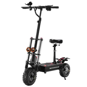 Motor de pneu de 2 rodas 500-1500w 10 polegadas rápido chute dobrável e dobrável para adultos scooters elétricos E