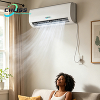 Climatiseur mural split 12000 BTU, unité de climatisation à performance stable et fonctionnement silencieux pour chambre à coucher