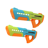 Pistolet à eau électrique automatique recharge à un bouton avec lumières LED, pistolet à eau électrique haute capacité pour les batailles d'eau d'été