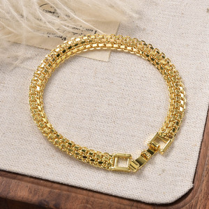 polished tightknit multilayer reflective trendy unisex copper <b>men</b> pour femmes couples fashion <b>bangles</b> bracelet - Product Image 3