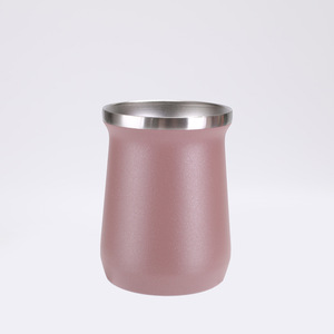 8oz 304 Stainless Steel Vacuum Insulated Leakproof Hand Grip Portable Travel Mini Hammer Pattern Painted Business Gift <b>Mug</b> - Product Image 3