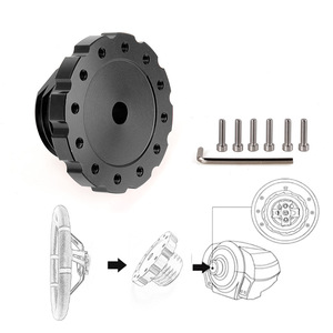 Adaptateur de volant en alliage d'aluminium 120 mm PCD 6 trous pour mise à niveau Thrustmaster TXT300T500TS - Product Image 4