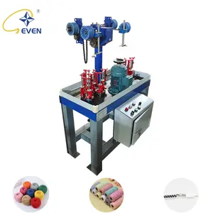 Cheaper 7 Spindle Solid Braiding Machine, High Speed Braiding Machine For Fine Cotton Rope