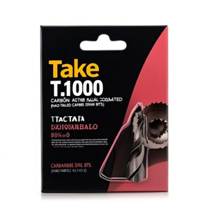 Foret universel en carbure Ttake Ta1004, revêtement Nano TiAlN, forets en carbure 5Xd - Product Image 2