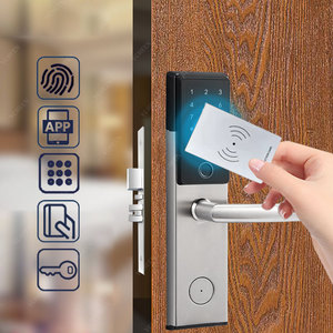 Hotel Software Management System Digital Smart Lock Waterproof Fingerprint Password Door <b>Key</b> Card Electronic Locks A100 Ttlock <b>T</b> - Product Image 5