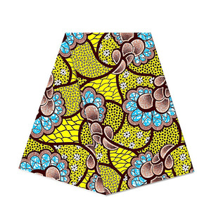 <span class=keywords><strong>Tissu</strong></span> <span class=keywords><strong>africain</strong></span> 100% coton à imprimés de cire Ankara pour robes de femmes - Product Image 2