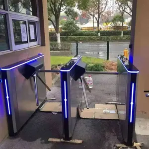 Đầy đủ tự động Swing rào cản an ninh cổng <span class=keywords><strong>turnstile</strong></span> cho văn phòng Xây Dựng Cơ chế điện tử kiểm soát truy cập nhận dạng khuôn mặt - Product Image 6