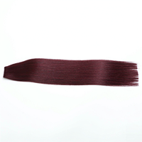 D.S Hair Extensions de cheveux naturels Skin Weft 16-26 pouces, trame invisible, couleur personnalisée, commandes en gros