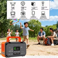 Station d'alimentation portable 300W au lithium-ion avec pompe à air et charge solaire, essentielle pour l'extérieur - Chine