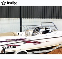 Indy Max Menara Wakeboard Perahu Aluminium, Menghadap Ke Depan Hitam untuk Olahraga Air