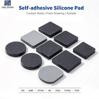 Patins en silicone autocollants personnalisés antidérapants Shore 30-70A en caoutchouc NBR pour la protection des meubles et des appareils électroménagers