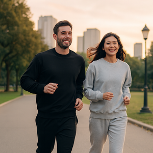 Pantalones Deportivos de Forro Polar Cálidos para Invierno, Pantalones Deportivos de Mezcla de Algodón, Cintura Elástica, Estilo Coreano Informal - Product Image 3