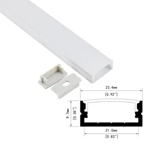 Hot selling surface aluminum profile supplier customizes interior decoration aluminum profile LED light channel