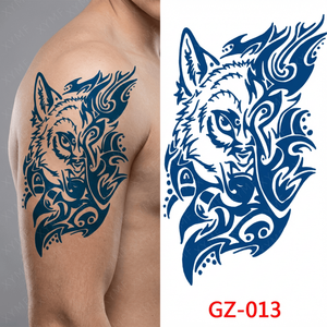 Tatuajes Temporales Profesionales de Alta Calidad, Diseños Modernos, Tinta de Jugo Herbal Mate de Larga Duración (15 Días), Tatuaje Jagua - Product Image 1