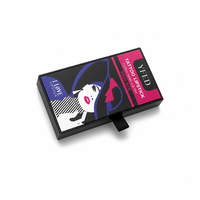 Coffret Cadeau Rouge à Lèvres Tatouage Personnalisé avec Coton-Tiges et Teinte pour les Lèvres, 20 Pièces, Emballage Rigide, Teinte ROSE RED, OEM, Lamination Mate, Éponge